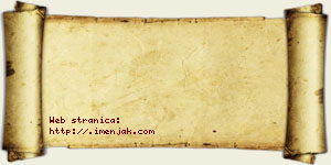 Anđelija Simjanović vizit kartica